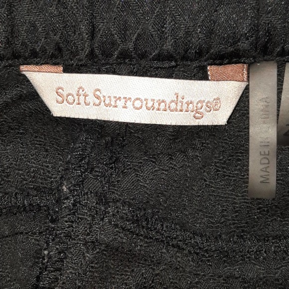 Soft Surroundings Faux Snakeskin Pattern Trousers 2X - Picture 3 of 5